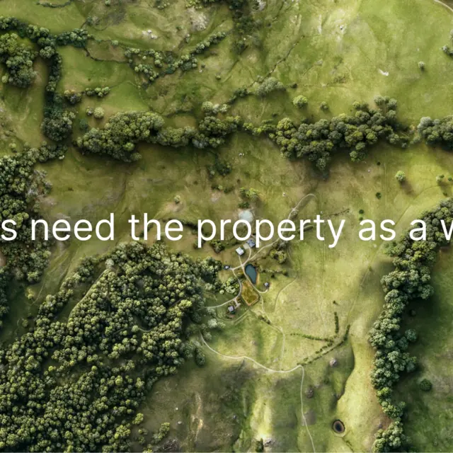 Terrain-based land overview showing a large property as a whole.