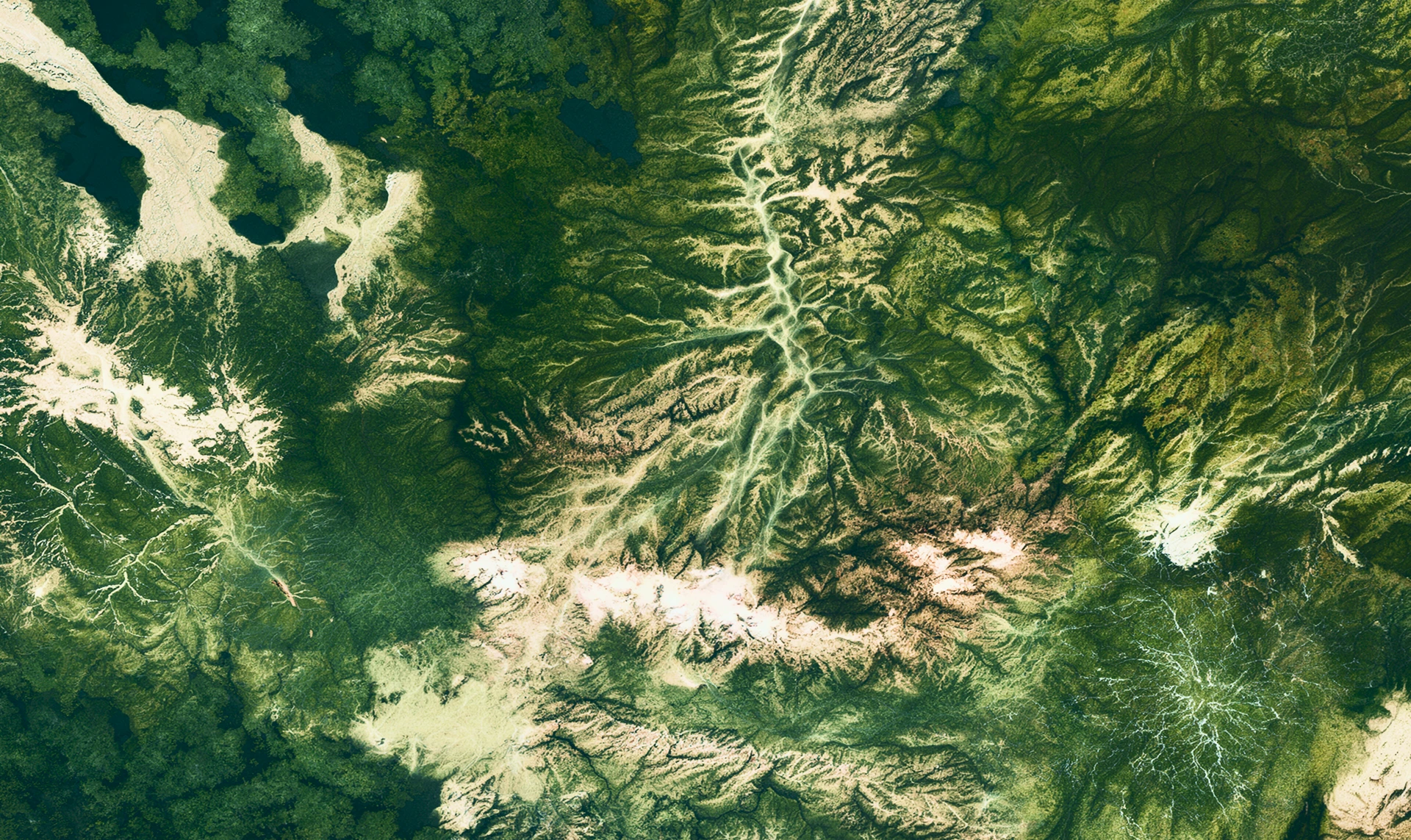 Custom property presentation visual showing terrain and mountain context.